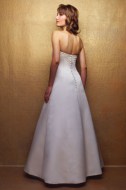 Anne simple wedding dress - back